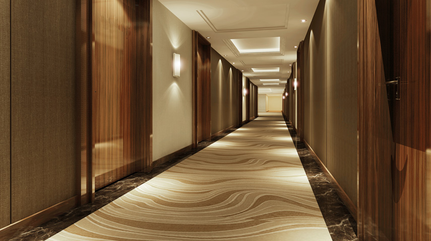 酒店、公寓走廊墙